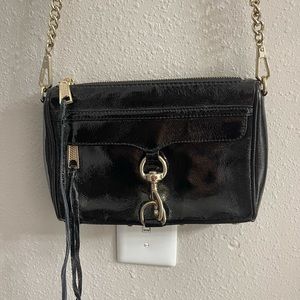 Rebecca Minkoff Patent Leather w/ Gold Chain Crossbody